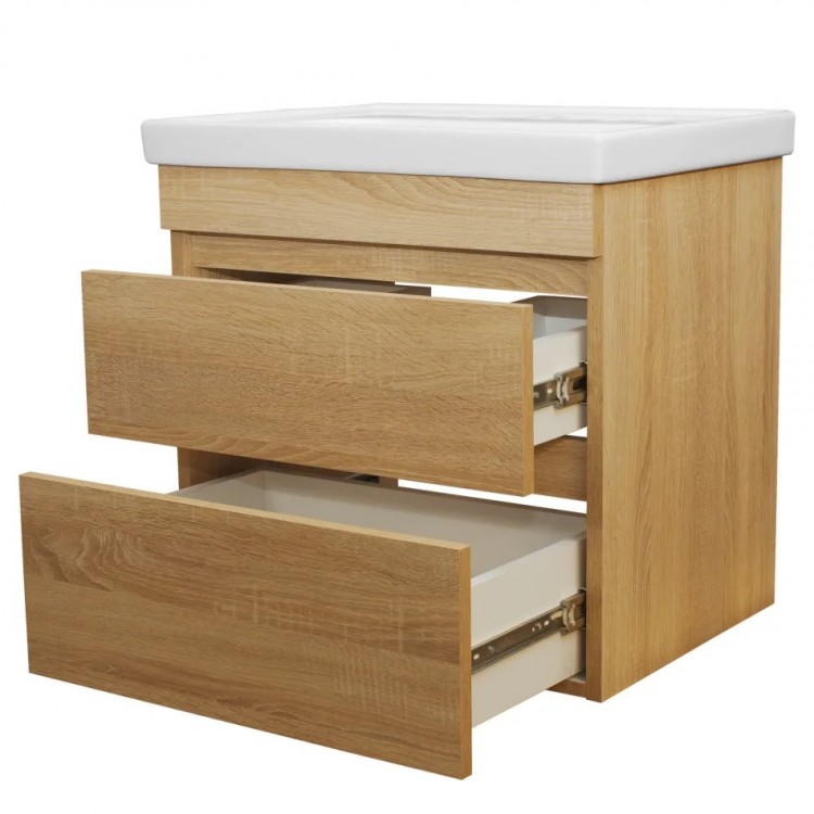 Vannas istabas skapītis ar izlietni Aqualine Premium FRAME 60 cm, 930VK6AQ