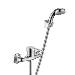 Dušas maisītājs ar dušu Aqualine New Star, hroms