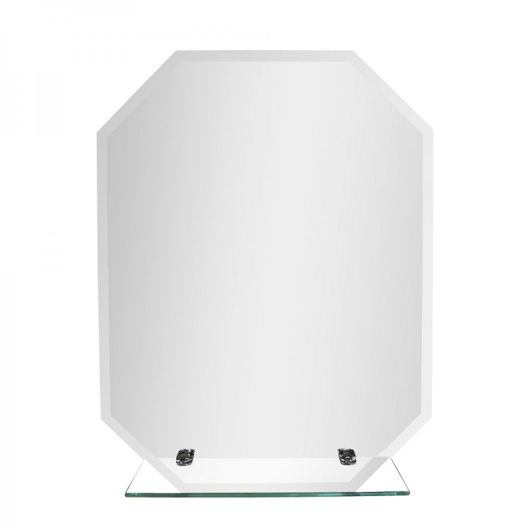 Spogulis ar plauktu Aqualine BURGOS 45x60cm