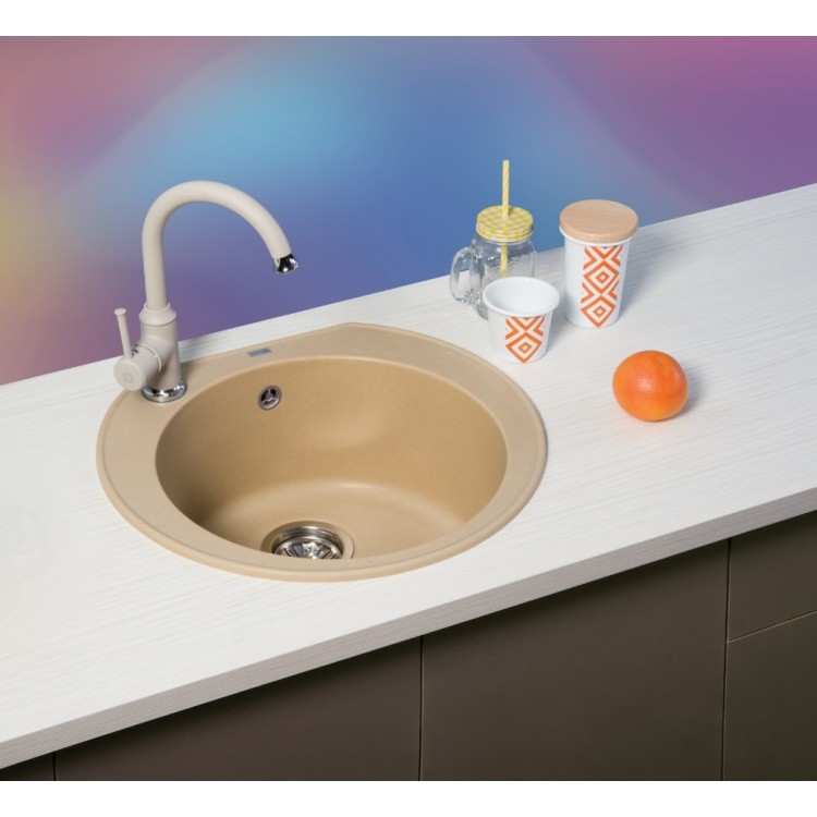 Virtuves izlietne Aqualine Omega 520x480 mm, 36S2500