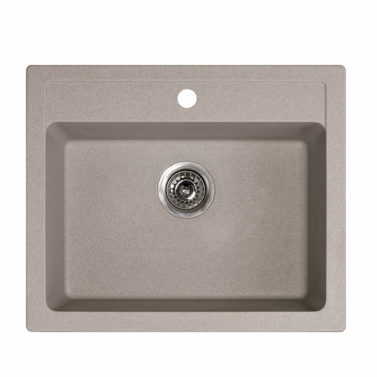 Virtuves izlietne Aqualine Quadro 600x500 mm, 36S2200