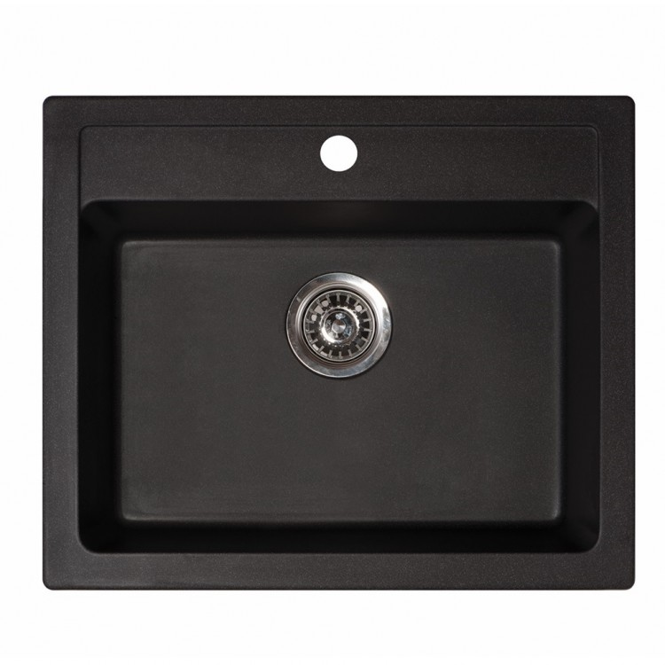 Virtuves izlietne Aqualine Quadro 600x500 mm, 36S2201