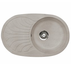 Virtuves izlietne Aqualine Venera Plus 780x500 mm, 36S1300