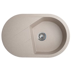 Virtuves izlietne Aqualine Vesta Plus 780x500 mm, 36S1400