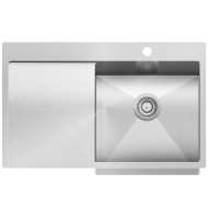 Virtuves izlietne HELIKA LUNA 78x50cm, LUN101N-R