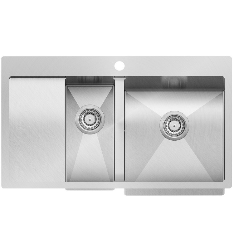 Virtuves izlietne HELIKA LUNA 78x50cm, LUN151N-R