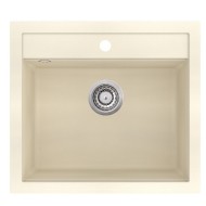 Virtuves izlietne HELIKA QUADRO 565x510 mm SQQ100W-113