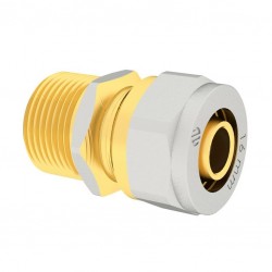 Kompresijas pāreja daudzslāņu caurulēm 20 x 3/4'' ā.v Tiemme