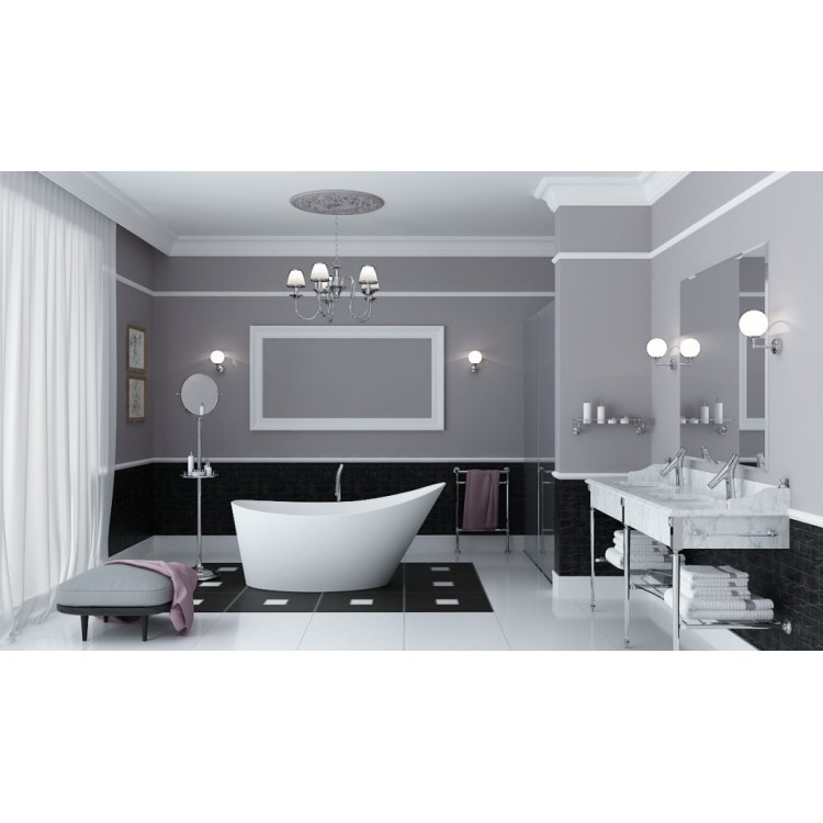 Brīvi stāvoša vanna Aura PROTEUS 167 x 86 cm