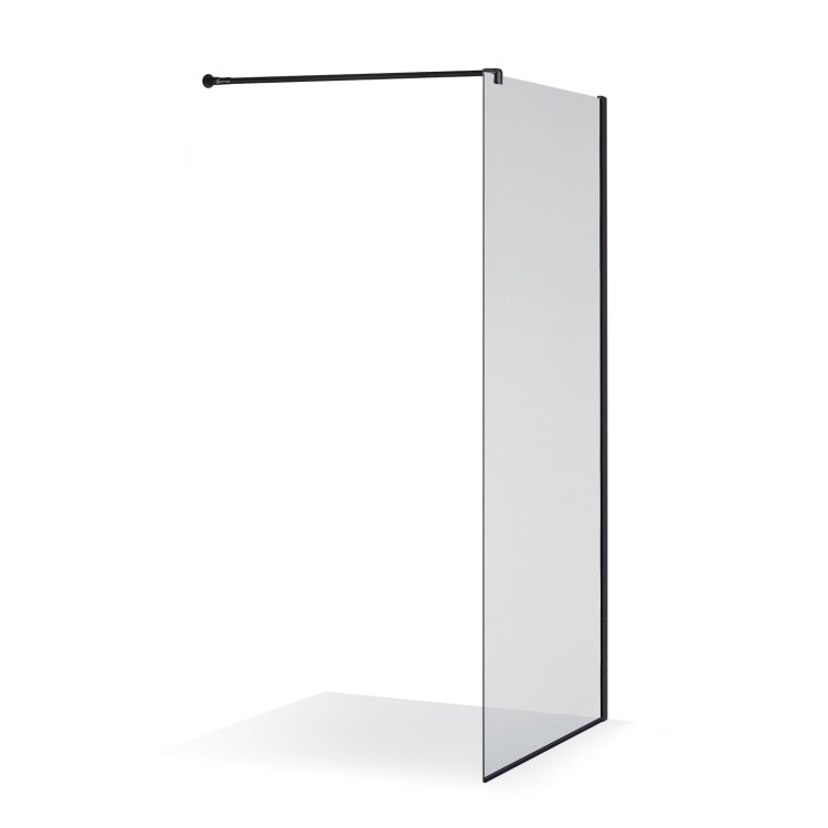 Dušas siena Baltijos Brasta EMA Black 200cm, 100 cm