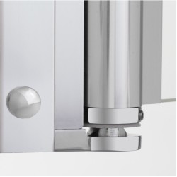 Dušas stūris kvadrātveida Baltijos Brasta KRISTINA 80x80 cm