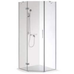 Dušas stūris piecstūru Baltijos Brasta LUKA 100x100cm