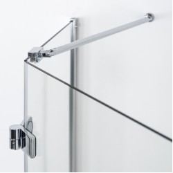 Dušas stūris piecstūru Baltijos Brasta LUKA 100x100cm