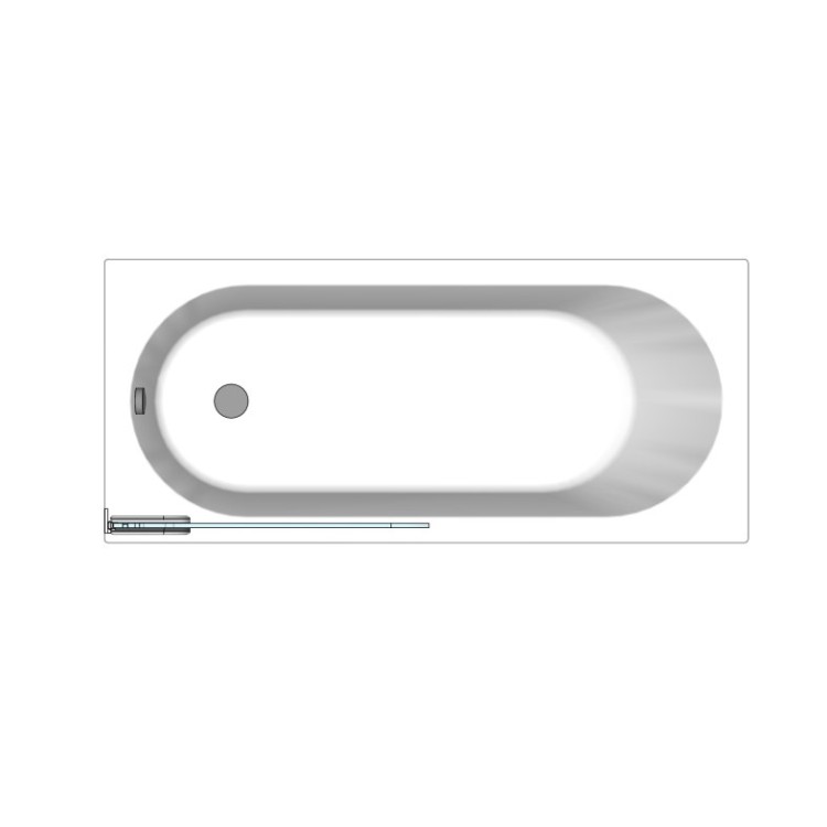 Vannas sieniņa Baltijos Brasta MEDA 70cm