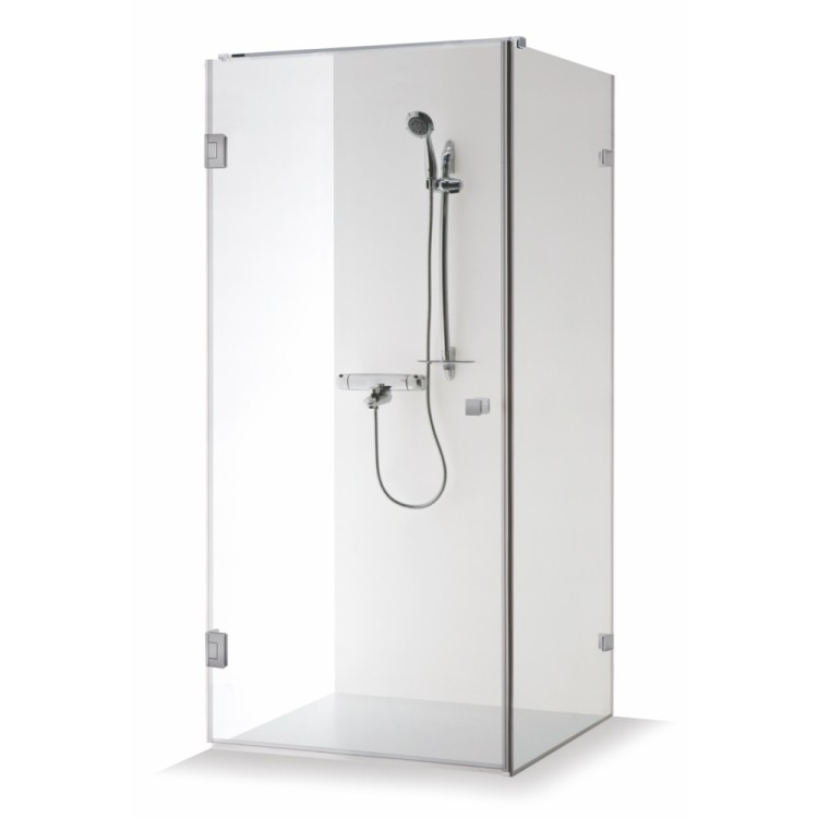 Dušas stūris kvadrātveida Baltijos Brasta NORA QUADRO 90x90 cm