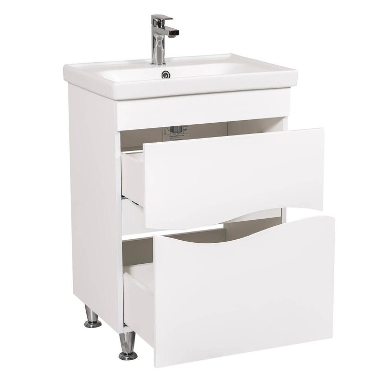 Vannas istabas skapītis ar izlietni Akvarodos ALFA 60 cm