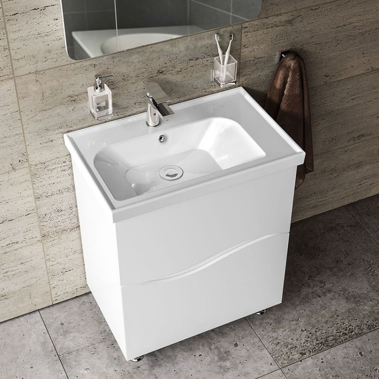 Vannas istabas skapītis ar izlietni Akvarodos ALFA 80 cm