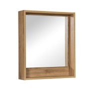 Spogulis ar plauktu un LED apgaismojumu Akvarodos EDDA 80x70cm