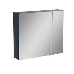 Vannas istabas skapītis ar spoguli Vitra Mia 80 cm, antracīts