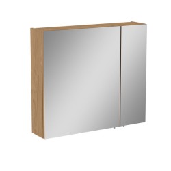 Vannas istabas skapītis ar spoguli Vitra Mia 80 cm, ozols