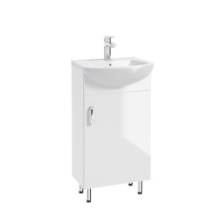 Vannas istabas skapītis ar izlietni Trance Tomaso 45cm, balts