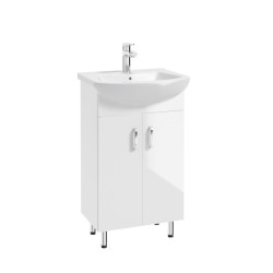 Vannas istabas skapītis ar izlietni Trance Tomaso 50cm, balts