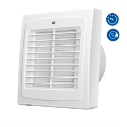 Sadzīves ventilators Blauberg AUTO 100H ar automātiskajām žalūzijām