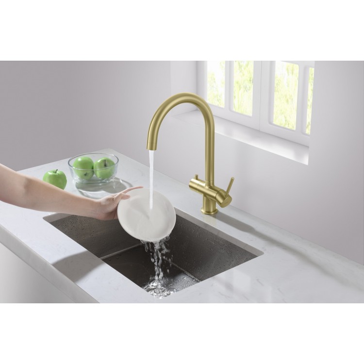 Virtuves izlietnes maisītājs dzeramajam ūdenim BLUE WATER EDEN, EDEN-BR