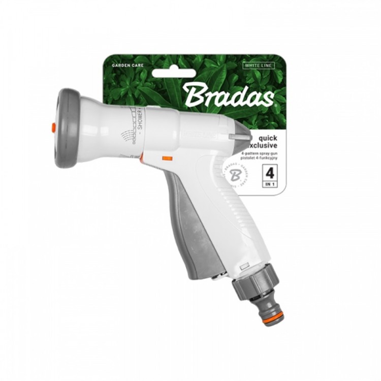 Bradas White Line Exclusive Regulējama laistīšanas pistole, 3 režīmi, WL-EN9TK