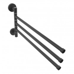 Dvieļu turētājs trīszaru BaDe CARBON, CKb-7430 99