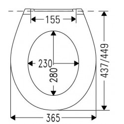 Tualetes poda vāks Cedo Rio Beach