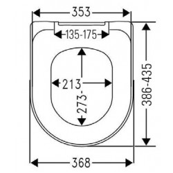 Tualetes poda vāks ar Soft Close Cedo Toscana Beach