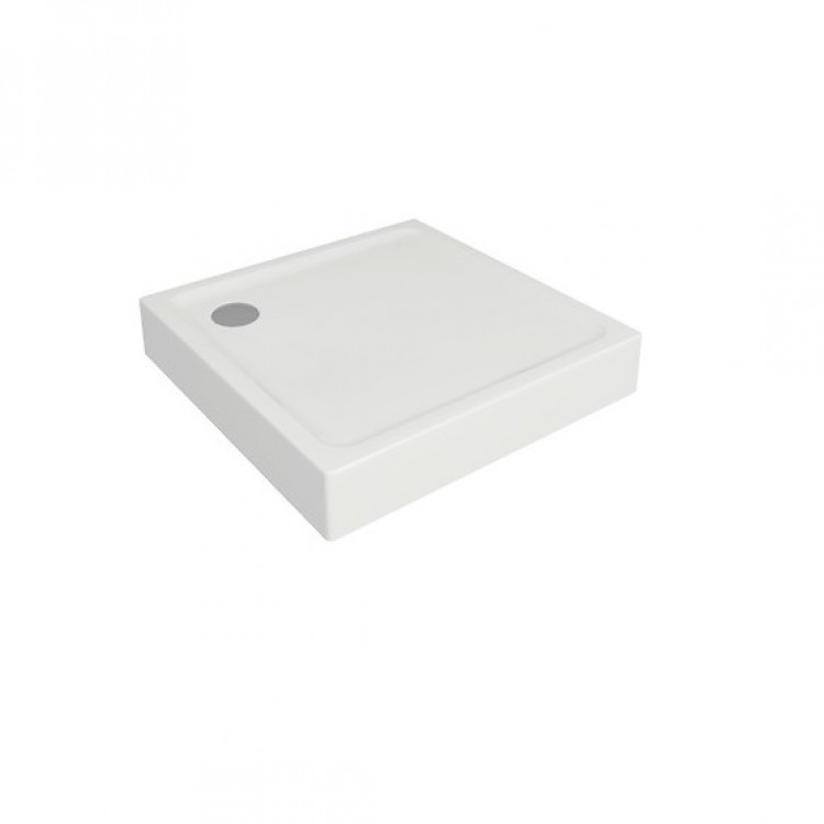 Dušas stūris kvadrātveida Cersanit ARTECO PIVOT ar paliktni TAKO 90x90 cm