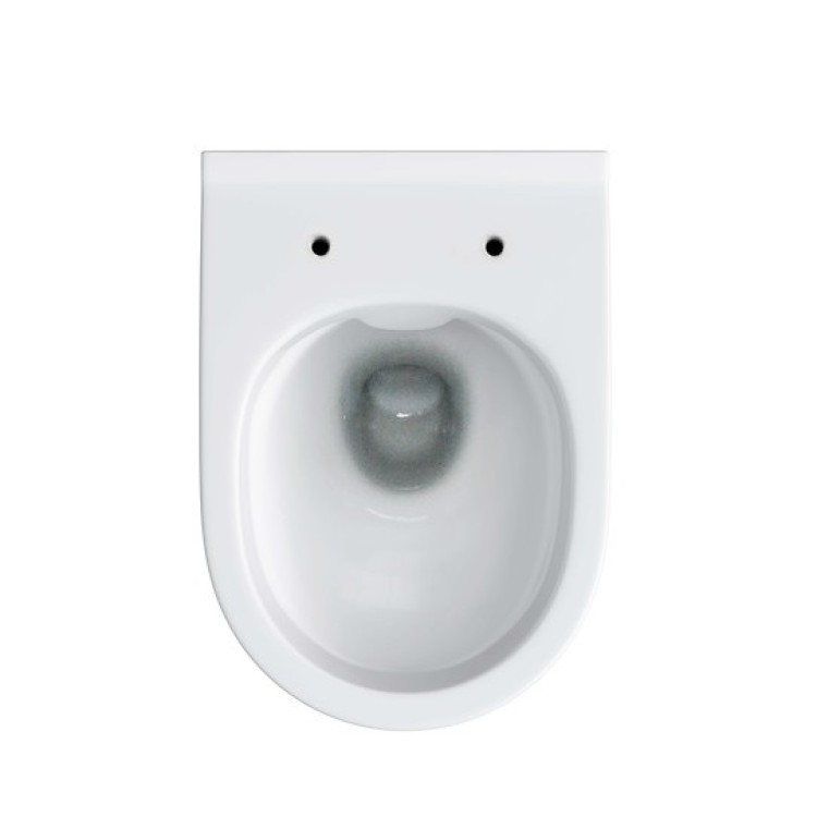 Tualetes pods piekaramais Cersanit Zen ar Slim SC vāku, balts