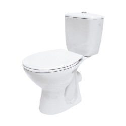 Tualetes pods Merida President Compact ar vāku, horizontāls izvads