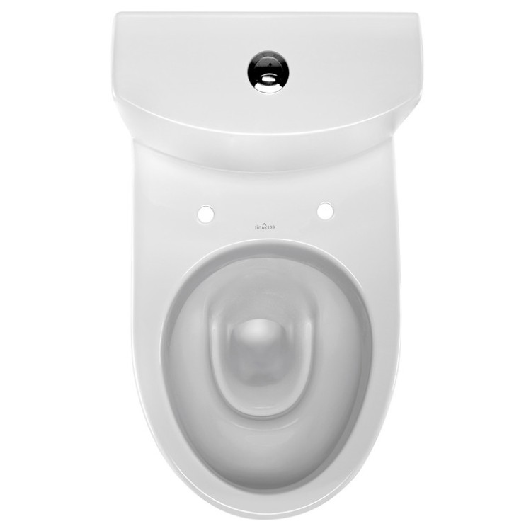 Tualetes pods Cersanit Parva ar vāku, horizontāls izvads