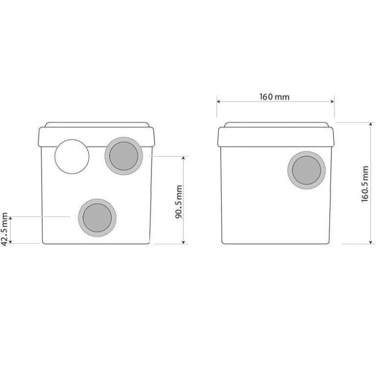 Kanalizācijas sūknis dušai un izlietnei, 250W, 697170