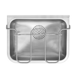 Saimniecības izlietne Contura Steel CU44 441x338 mm, ar režģi