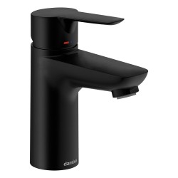 Izlietnes maisītājs Damixa CORE ar Pop Up noteci, matēts melns