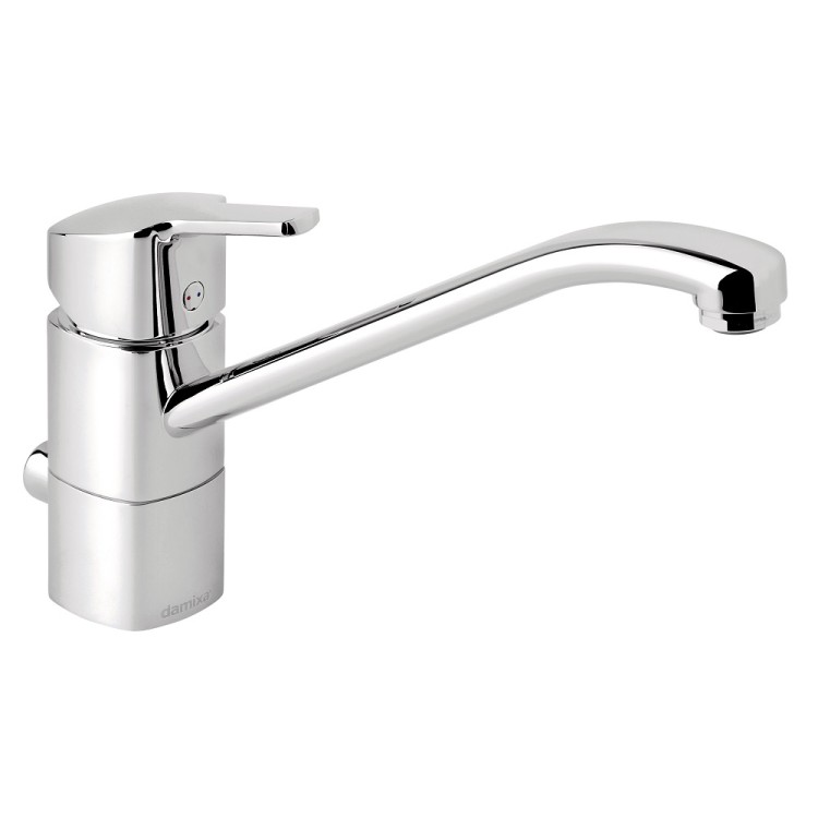 Virtuves izlietnes maisītājs Damixa Pine ar ventili, hroms 170010000