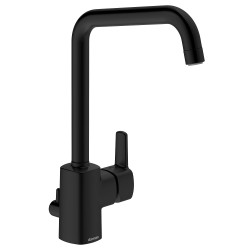 Virtuves izlietnes maisītājs Damixa Pine ar ventili, matēts melns 170616100