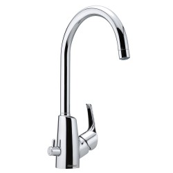 Virtuves izlietnes maisītājs Damixa Rowen ar ventili, hroms 670710000