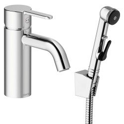 Izlietnes maisītājs ar bidetta rokas dušu Damixa Silhouet, hroms