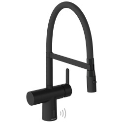 Virtuves izlietnes maisītājs Damixa Silhouet Touchless Pro ar bezkontakta funkciju, matēts melns, 74162