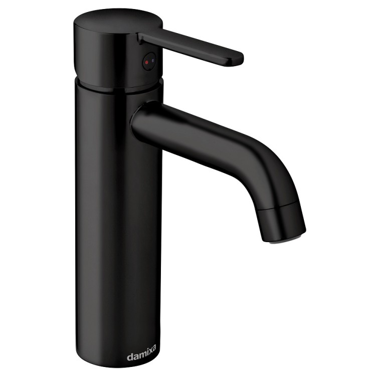 Izlietnes maisītājs Damixa Silhouet Medium, matēts melns