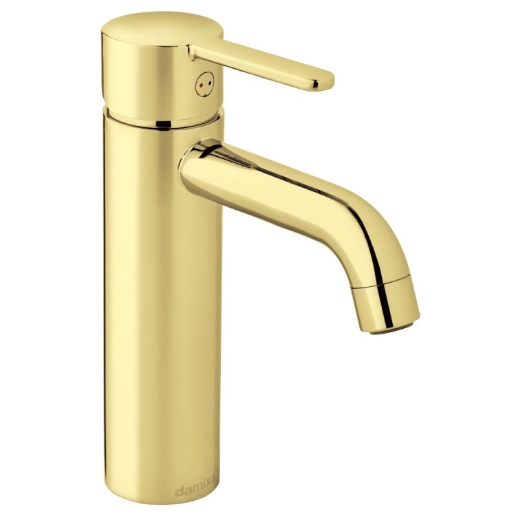 Izlietnes maisītājs Damixa Silhouet Medium, pulēts misiņš