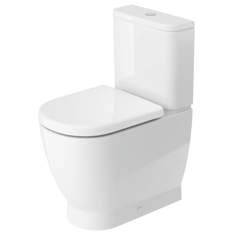 Tualetes pods Duravit D-Code Rimless ar Soft Close vāku