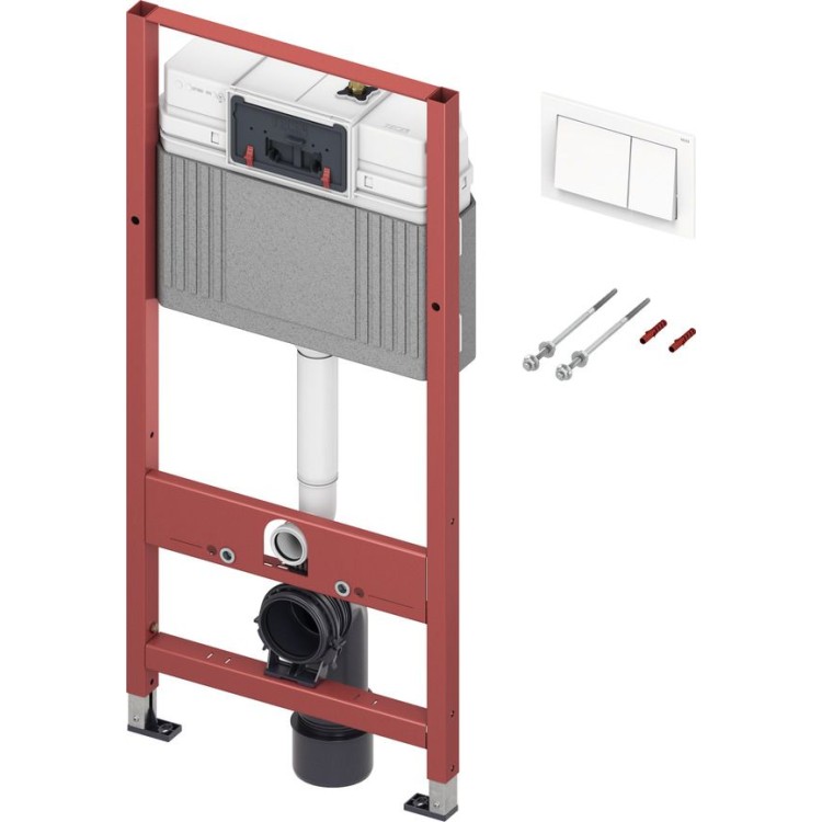 Komplekts Tece WC modulis ar Duravit Architec Rimlees WC podu