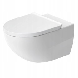 Tualetes pods piekaramais Duravit Architec Rimless ar Soft Close vāku, balts