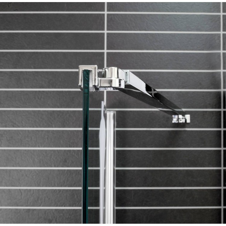 Dušas siena Duschy TWICE 60 cm, caurspīdīgs stikls 5421-6